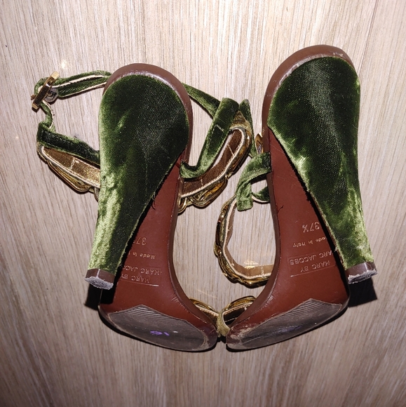 Marc by Marc Jacobs Velvet Leather Heels - Picture 5 of 16